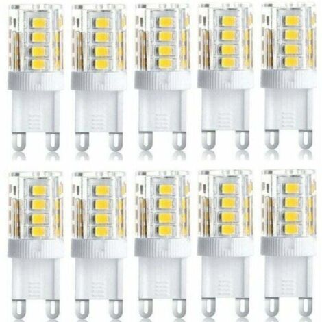 Lot de 10 Projecteur LED. lumière décorative LED. ampoule LED G9. 5 W blanc chaud blanc froid. ampoules LED à économie d'énergie. ampoule halogène de rechange. AC 230 V non dimmable