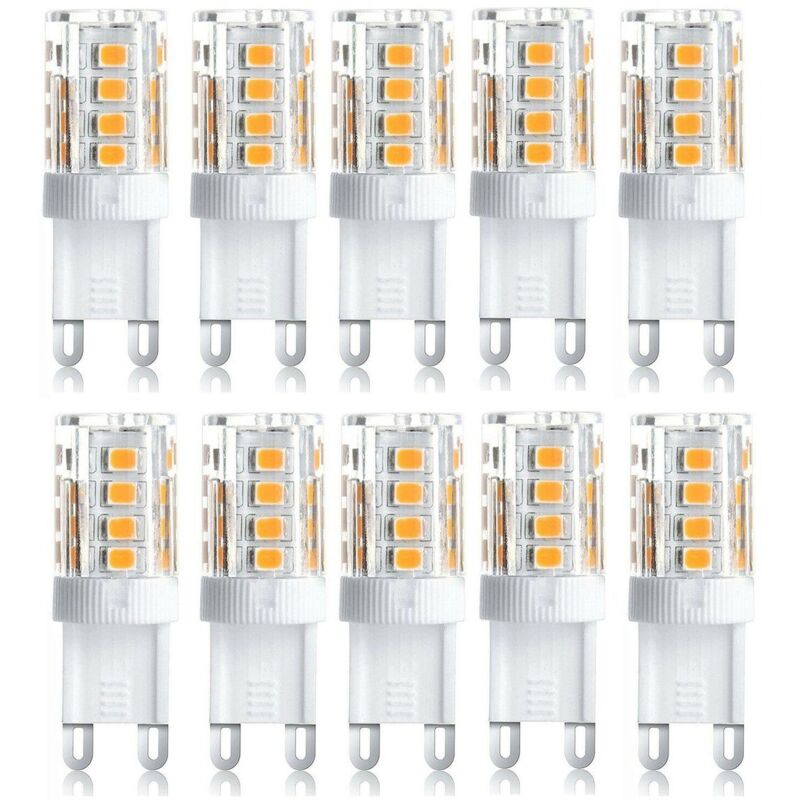 Linghhang - Lot de 10 Projecteur led, lumière décorative led, ampoule led G9, 5 w blanc chaud blanc froid, ampoules led à économie d'énergie, ampoule