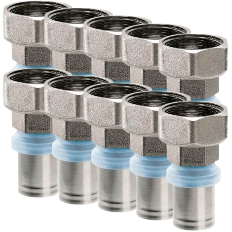 Lot de 10 Raccords Multicouche à sertir Femelle RBM profil th-h-u-b-f Diamètre 3/4' f 20