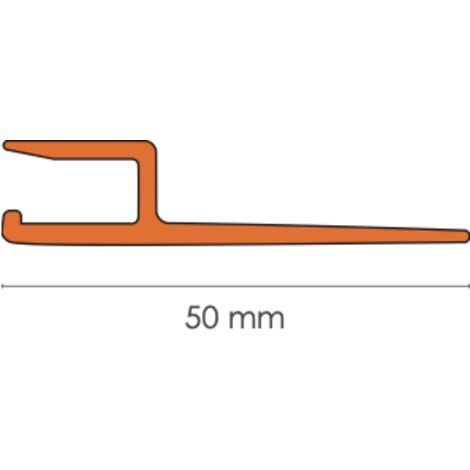 Lot de 10 Rail alu standard