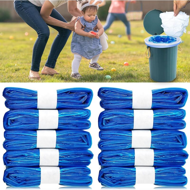 Lot de 10 recharges pour poubelle à couches : lot de 10 recharges pour poubelle à couches anti-odeurs compatibles avec Tommee Tippee et Angelcare