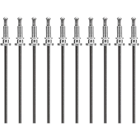 Lot de 10 Rivets Stud Clip pour Garniture Fenêtre Metal Résistant Kit Remplacement Pin Spot Weld Description