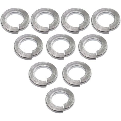 Lot de 10 Rondelles Grower frein ressort - M6 - en acier inoxidable A2 - DIN127 - Bricolage