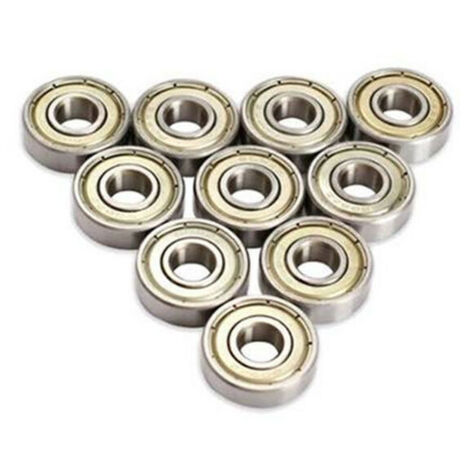 Lot de 10 roulements à billes multi-usages avec joint en caoutchouc, à rainure profonde 6001-2RS (10 x 30 x 10 mm)