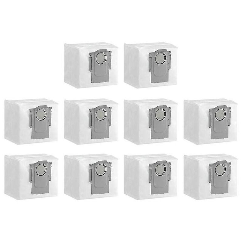 Fei Yu - Lot de 10 sacs à poussière de rechange pour aspirateur robot Q5+ / Q7+ / Q7 Max+ / S7 Maxv Ultra / G10s / T8 Plus