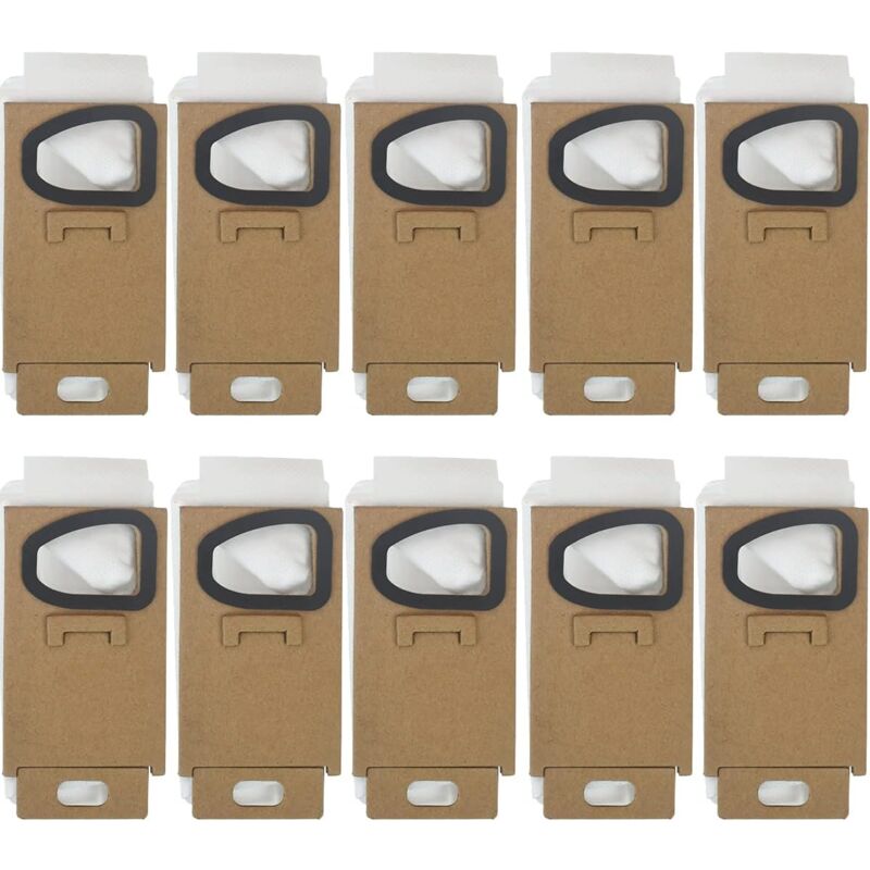 Lot de 10 sacs à poussière de rechange pour aspirateur Xiaomi Roborock H7 H6