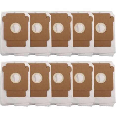 Lot de 10 sacs à poussière pour aspirateur robot Roomba 105 Plus 405 505 Max 705 Essential, sacs poubelle vides de 3 litres, tissu non tissé, filtre haute efficacité