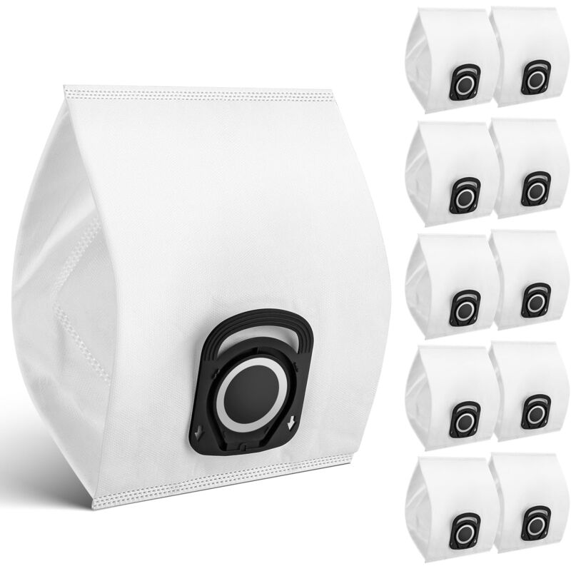 Lot de 10 Sacs Aspirateur Compatibles avec Rowenta Sacs Hygiène+, Compact Power, Power XXL, Silence Force, X-Trem Power, Moulinex, Green Force Max