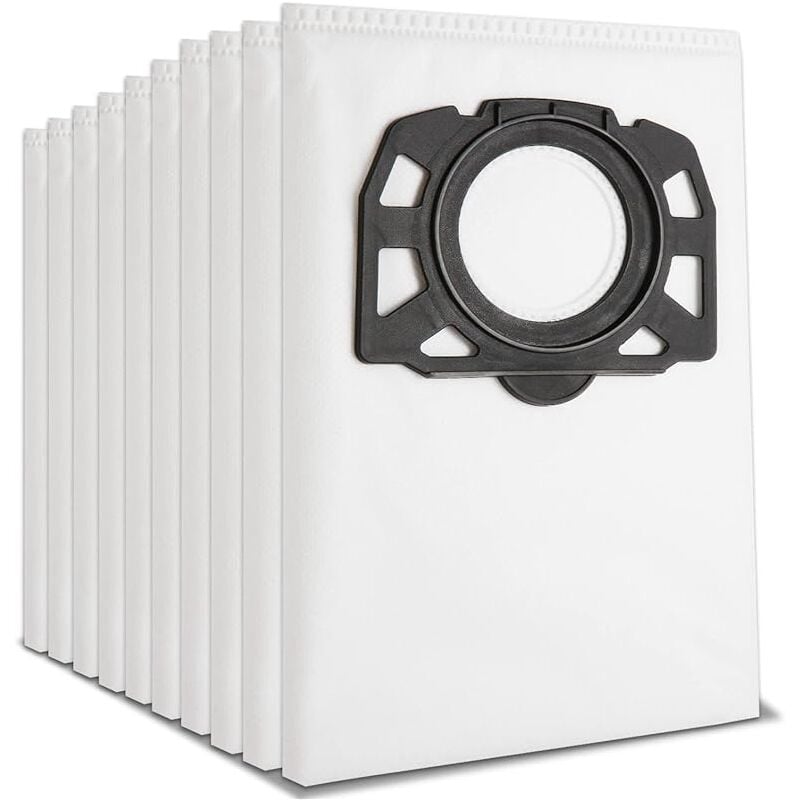 Lot de 10 sacs aspirateur pour Kärcher 2.863-006.0, Sacs Aspirateur pour Kärcher WD4 WD5 WD6 WD5P WD6P Premium MV4 MV5 MV6