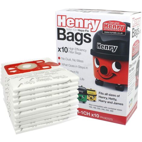 Lot de 10 sacs pour aspirateur – Microfibre haute filtration – Compatible Numatic – Performance optimale pour aspiration