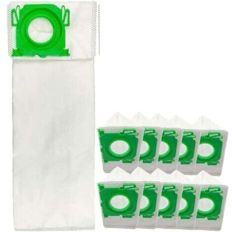 Lot de 10 sacs filtrants 6695AM pour aspirateurs verticaux Sebo Filterbox Airbelt K1, K3 et K Series