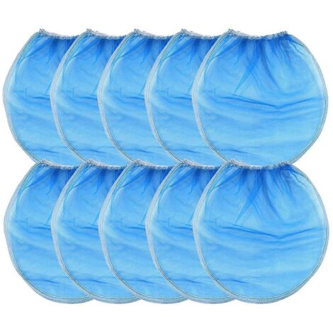 Lot de 10 sacs filtrants pour peinture, à mailles fines et ouverture élastique.