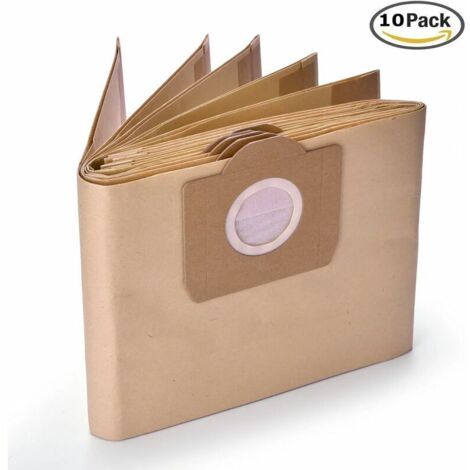 Lot de 10 sacs pour aspirateur Kärcher NT20 NT25 NT30 MV1 MV3 WD3-AquaForge