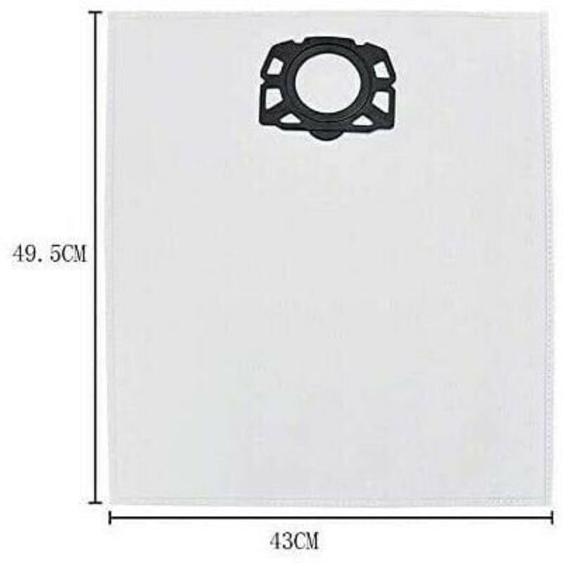 Lot De 10 Sacs Pour Aspirateur Karcher Wd4 Wd5 Wd6 Mv4 Mv5 Mv6