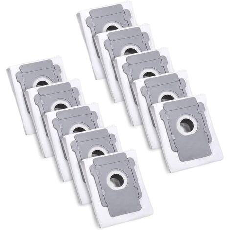 Lot de 10 sacs sous vide pour aspirateur robot Roomba j5+ j6+ j7+ j8+ j9+ i1+ i2+ i3+ i4+ i5+ i6+ i7+ i8+ – Haute qualité anti-fuite
