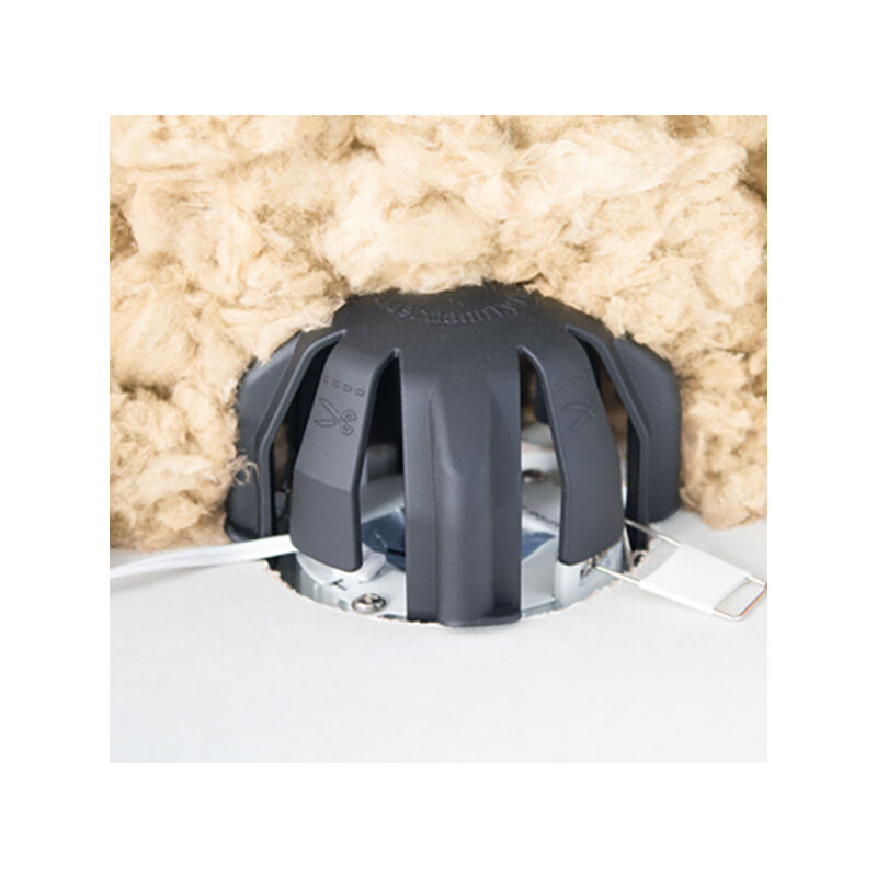 Lot de 10 spotclip iii H50MM - Couvercle de downlight pour bâtiments résidentiels Hellermanntyton