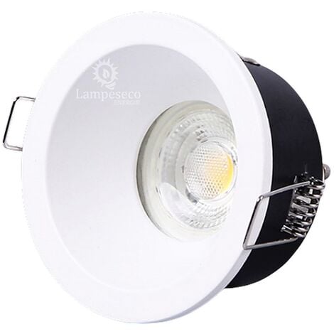 Lot de 3 spots LED encastrable IP65 - spécial salle de bain - 6.5W 500 LM  3000K - garantie 2 ans