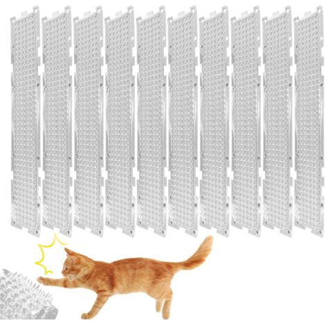 Lot de 10 Tapis Anti-Chats - pour Meubles d'intérieur - Aide