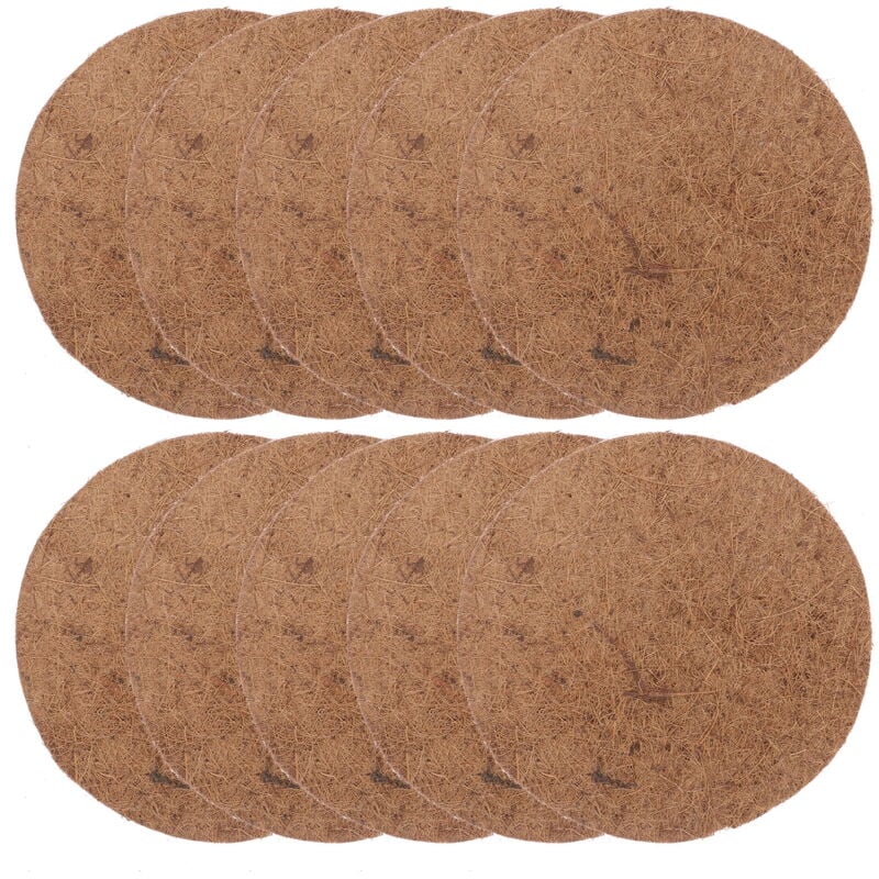 Lot de 10 tapis simples pour nid de pigeon, coussinets naturels pour animaux de compagnie, tapis pratiques pour nid d'oiseau