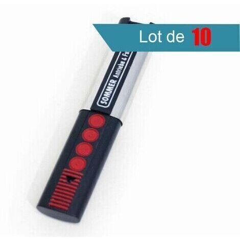 Lot de 10 télécommandes SOMMER 4020 à 4 canaux