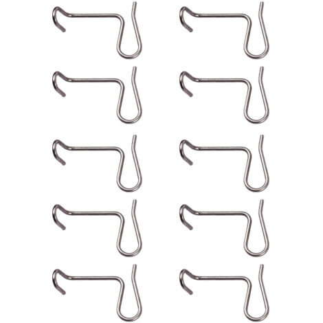 Lot de 10 tendeurs de fil de clôture pour poteaux métalliques, outils de serrage et de fixation pour clôtures de jardin, ferme ou verger