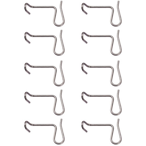 Lot de 10 tendeurs de fil de clôture pour poteaux métalliques, outils de serrage et de fixation pour clôtures de jardin, ferme ou verger