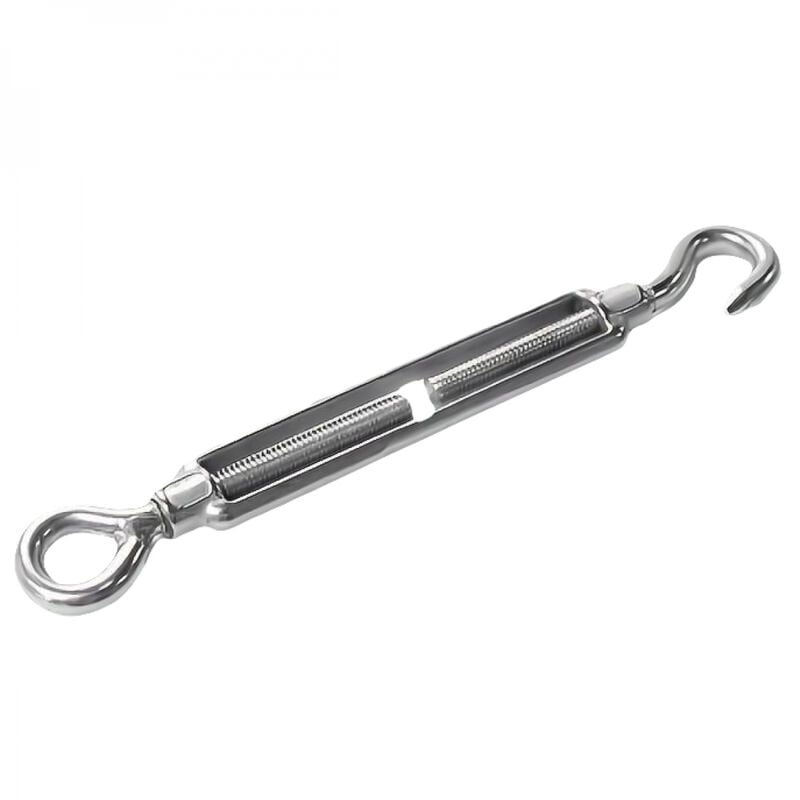 Lot de 20 tendeurs de fil réglables en acier inoxydable - Crochet et oeillet - M4 Linxor