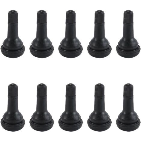 Lot de 10 Tiges De Valve De Pneu en Caoutchouc TR415, Pièce De Rechange pour Jantes sans Chambre À Air