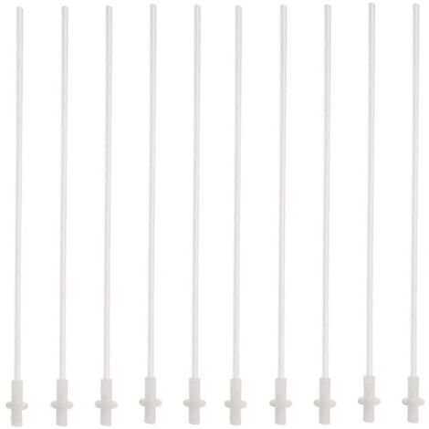 Lot de 10 tiges d'insémination artificielle jetables, cathéter tube pour élevage ovin, matériel de reproduction animale, usage vétérinaire.