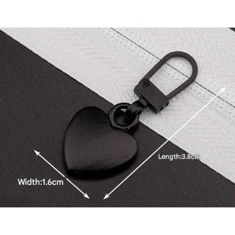 Lot de 10 Tirette de Rechange Fermeture Eclair, Métal Amovible Tirettes en Forme de Cour Tirettes de Fermeture Éclair pour Manteaux Sacs à Dos Vestes