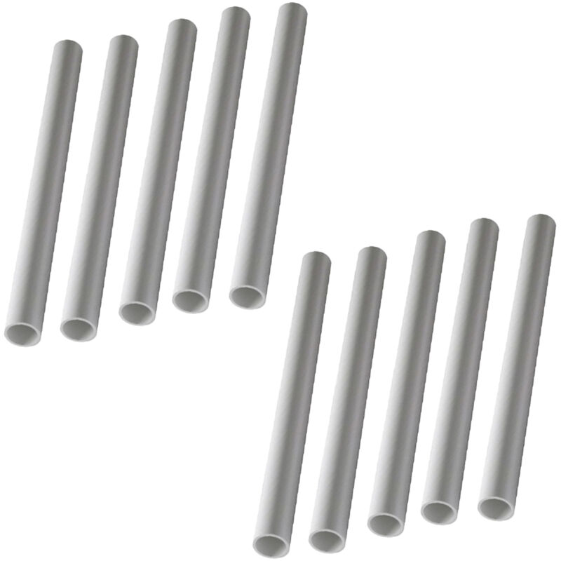 Nicoll - Lot de 10 Tubes pvc blanc nf diamètre 40 mm - 2 mètres