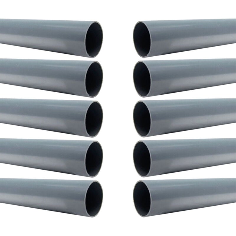 10 Tubes PVC évacuation NF-Me lisse - diamètre 32 mm - 4 mètres - ép. 3,0 mm - Arcanaute