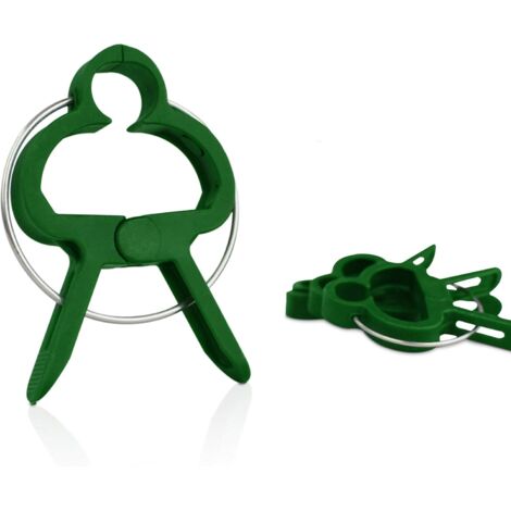 Lot de 10 tuteurs (4,5 x 3 cm) pour tomates, rosiers, concombres et autres plantes grimpantes - tuteurs stabilisateurs pour plantes grimpantes
