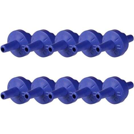 Lot de 10 valves anti-retour pour pompe à air d'aquarium
