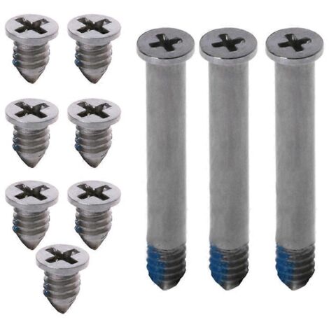 Lot de 10 vis de fond neuves pour boîtier Macbook Pro A1278 A1286 A129 (3 longues, 7 courtes)