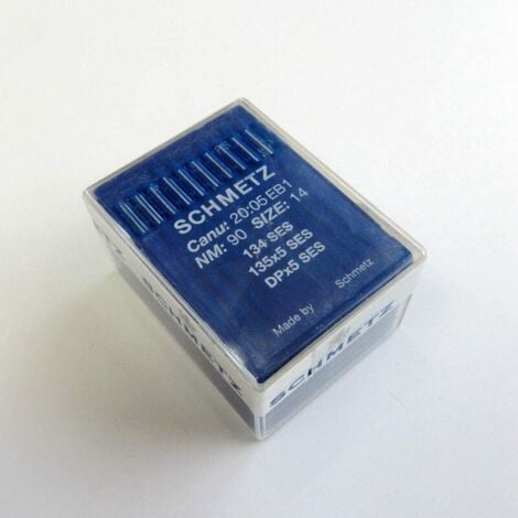 Lot de 100 aiguilles 134 SES 135X5 Dpx5 pour machine à coudre industrielle 21 / 130