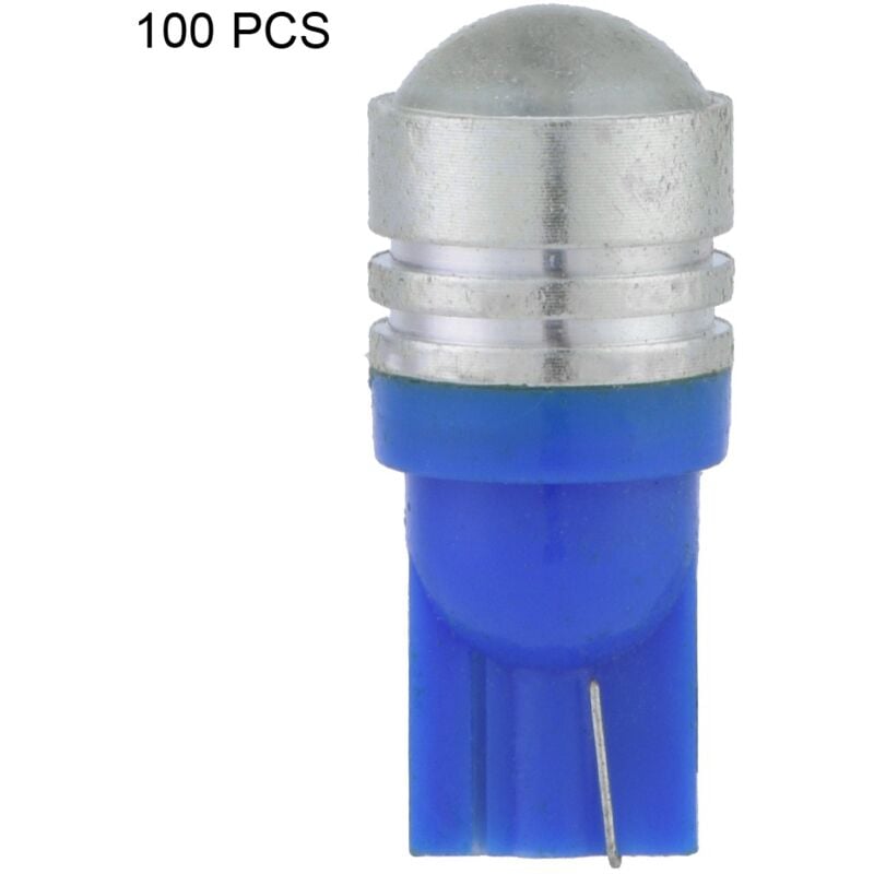 Lot de 100 ampoules led smd T10-1,5 w pour feux de route, feux arrière, feux de route, universels, compatibles avec les automobiles/remorques/wagons