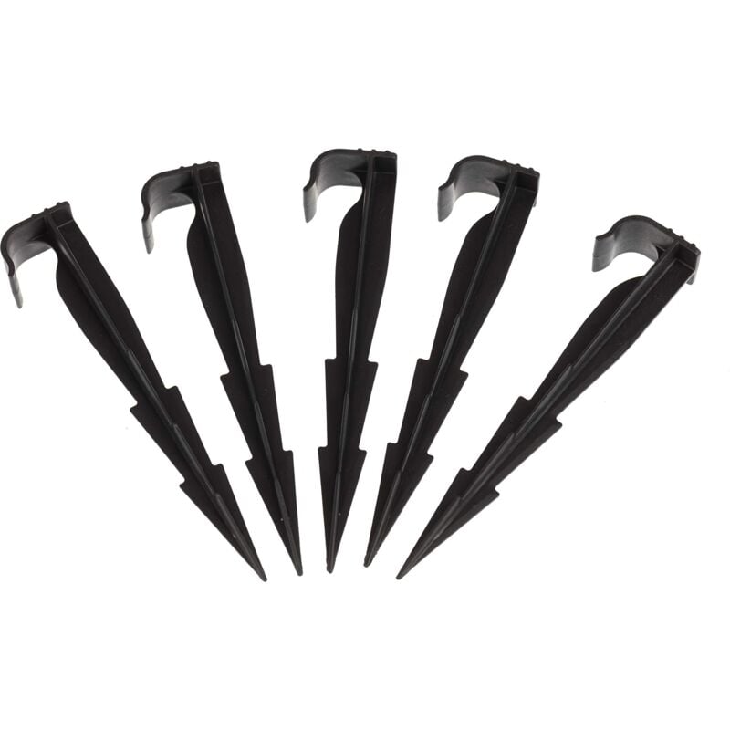 Lot de 100 AquaPEG piquets de Fixation pour Ligne d'égouttement, tuyaux d'irrigation et tuyaux gouteurs
