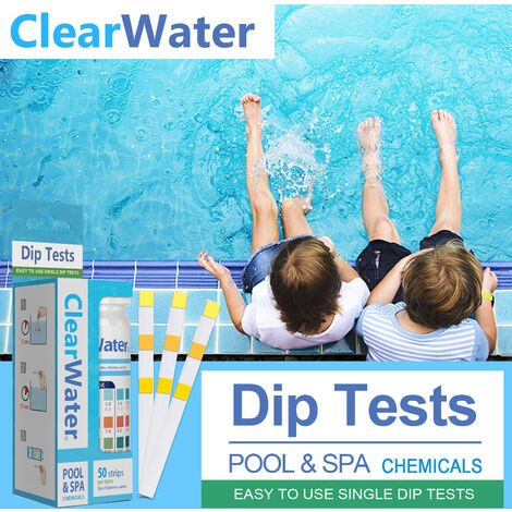 Lot de 25 bandelettes de test Easy Pool & Spa pour piscine et spa