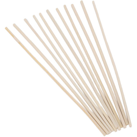 Lot de 100 bâtonnets diffuseurs d'arômes en rotin de 18 cm (7,1 pouces) pour toilettes.