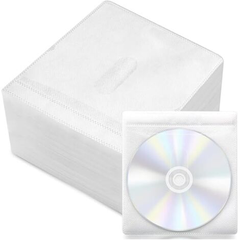 Lot de 100 boîtiers CD en plastique double pour 2 CD Boîtiers de protection CD/DVD Boîtiers de protection Blu-ray PP Couverture plastique double face Boîtiers transparents Boîtier vide pour le stockag