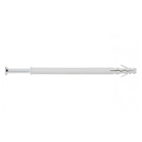 Lot de 100 Chevilles TC-2A à Frapper polyamides à deux ailettes avec vis tête fraisée Dimensions (mm) 10 x 65 mm