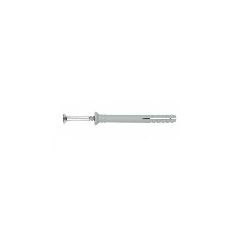 Sud Bois - Lot de 100 Chevilles TC-A2 à Frapper en inox A2 avec tête fraisée - Dimensions (mm) : 6 x 60 mm