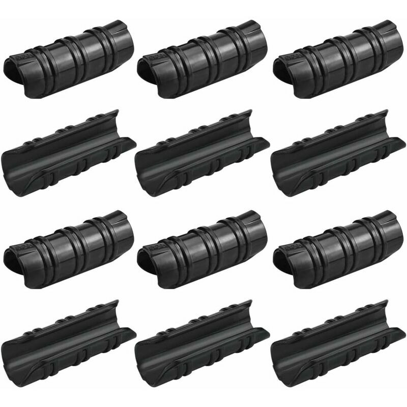 KZQ - 100PCS Serre Clips, Pinces à Tuyau pour la Fixation des Housses au Jardin Serres, Jardin Bâtiments Tube Clip pour la Fixation des Housses au