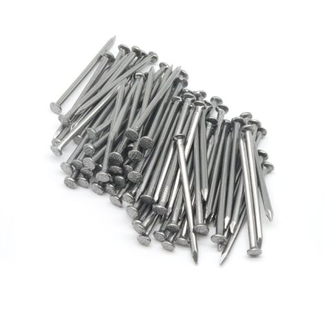 Lot de 100 clous coulissants en métal et ciment pour meubles en bois, 50 mm de longueur, 5,1 cm, clous de suspension courant