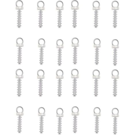 Lot de 100 crochets de suspension pour boules de polystyrène, boules de Noël et œufs en plastique ou polystyrène
