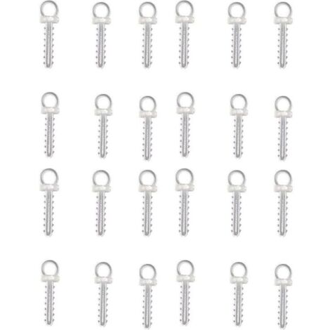Lot de 100 crochets de suspension pour boules de polystyrène, boules de Noël et œufs en plastique ou polystyrène