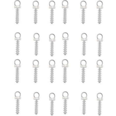 Lot de 100 crochets de suspension pour boules de polystyrène, boules de Noël et œufs en plastique ou polystyrène