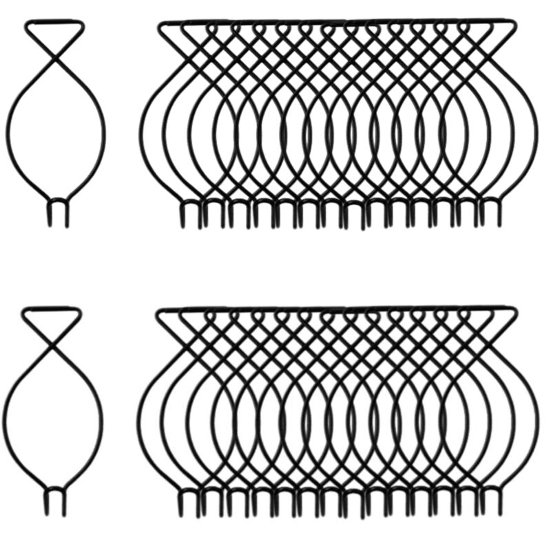 Lot de 100 crochets pour plafond suspendu, pour décoration de bureau, de fête, de maison et de mariage (noir)
