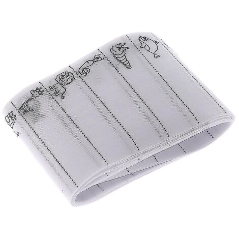 Lot de 100 étiquettes blanches thermocollantes multifonctionnelles pour vêtements